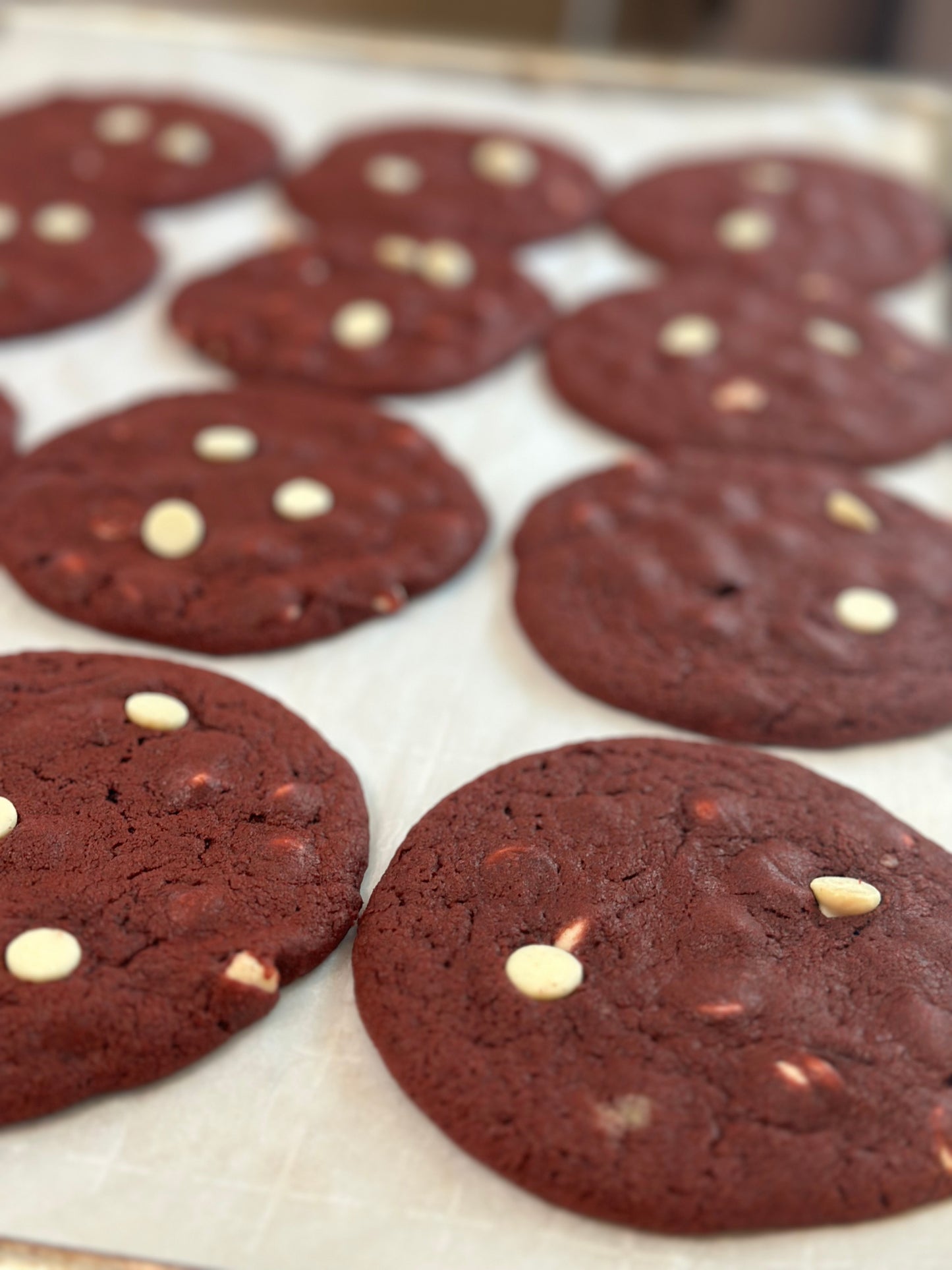 Red velvet cookie